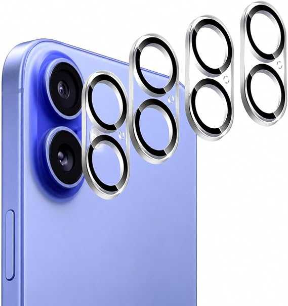 New Horrizon 4-Pack Camera Lens Protector for iPhone 17/16/16 Plus