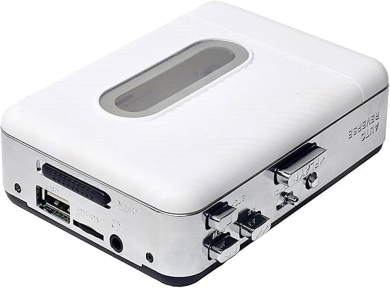 Portable Portable Cassette to Player/Cassette MP3 Converter, Convert and Store Your Favorite Tapes USB