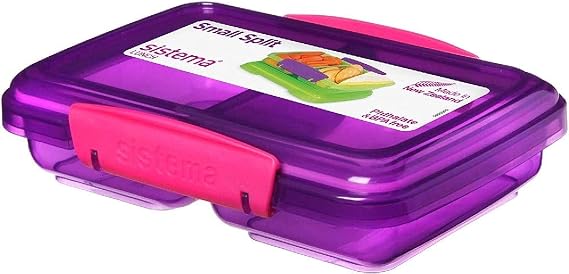 Sistema Klip It SI41518 Small Divided Lunch, 350 ml, Multi-Colour