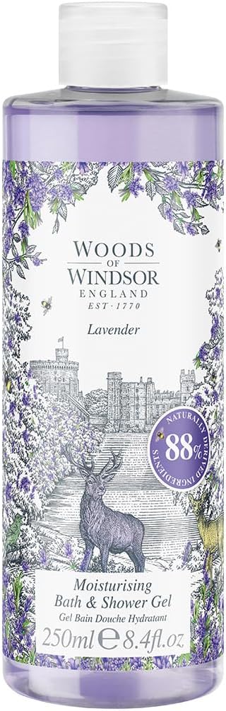 Woods of Windsor Lavender Bath and Shower Gel with Vitamin E 250ml