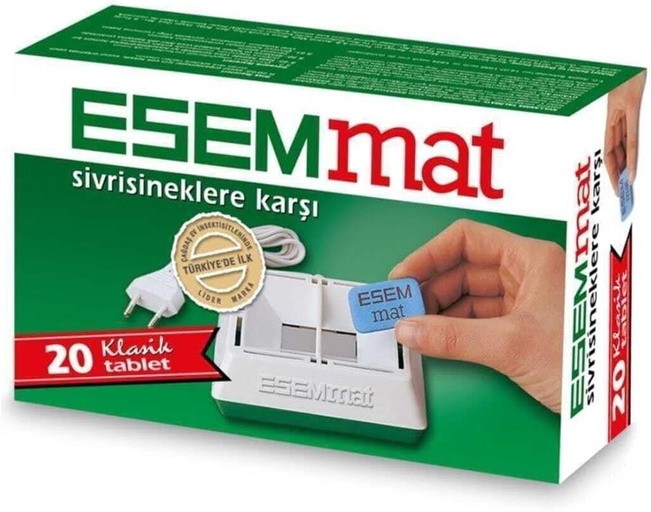 Esemmat Sivrisinek Kovucu Mat Tablet 20'li