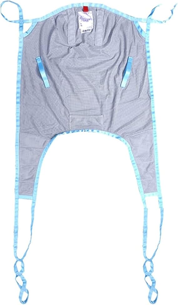 Full Body Mesh Patient Lift Sling, Medical Transfer Sling for Patients Shower Bath, Large Toileting Sling, Lifting Aid Straps for Transfer, Excluding Cranes