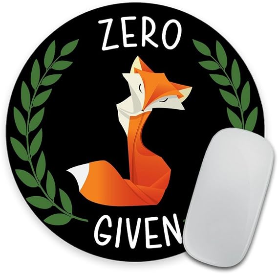 Zero Fox Given マウスパッド 黒板フォックスマウスパッド Chalk Zero Fox Given マウスパッド 面白いマウスパッド 男性へのギフトに 面白いギフト マウスパッド
