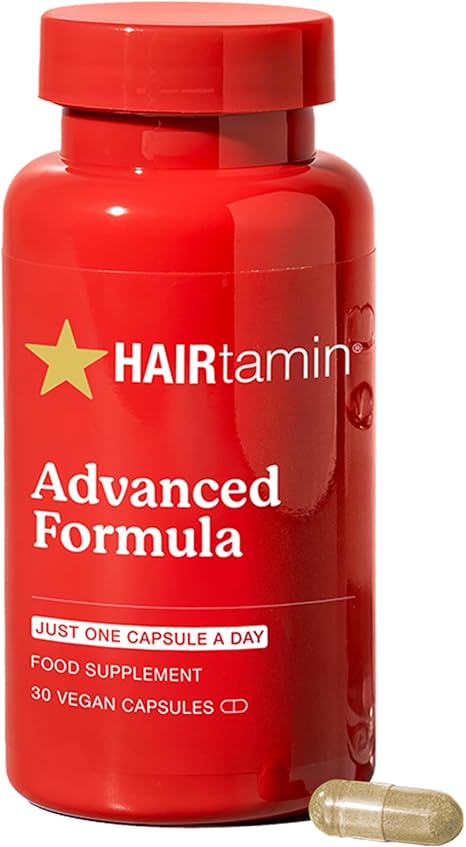 HAIRtamin Advanced Formula 1 Month natürliches Nahrungsergänzungsmittel gegen Haarausfall bei Frauen und Männern für einen Monat