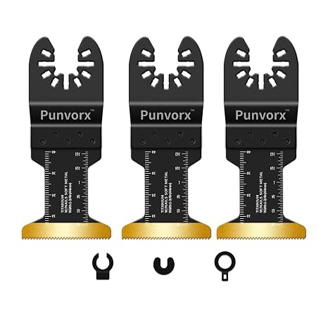 3 Pcs Titanium Multi Tool Blades (44MM Wider)
