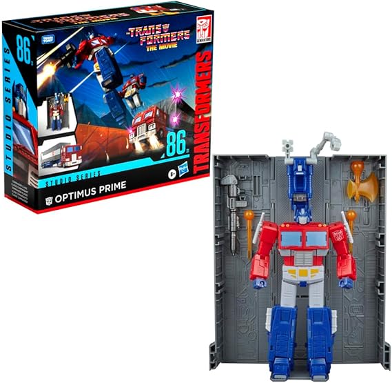 Transformers Oyuncaklar Stüdyo Serisi Komutan Sınıfı Film 86-31 Optimus Prime Oyuncak, 7 inç, 8 Yaş ve Üzeri Erkek ve Kız Çocuklar için Aksiyon Figürü