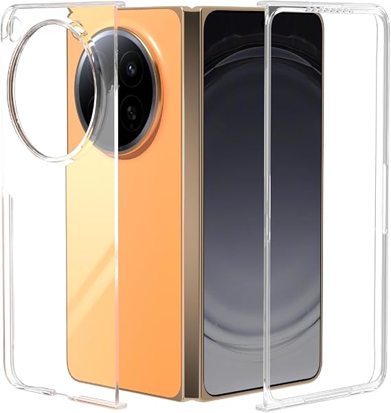 Case Compatible with Oppo Find N6, Anti-scratch HD Clear Hard PC Protective Case-Transparent