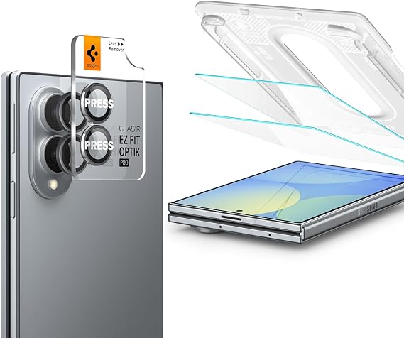 Spigen Bundle Screen & Camera Lens Protector for Galaxy Z Fold8