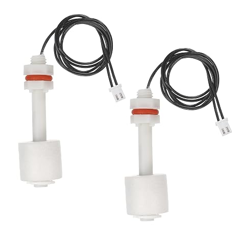 sourcing map 2 Pack PP Float Switch M10 Plastic Liquid Level Sensor