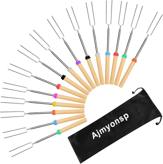15Pack Marshmallow Roasting Sticks Campi