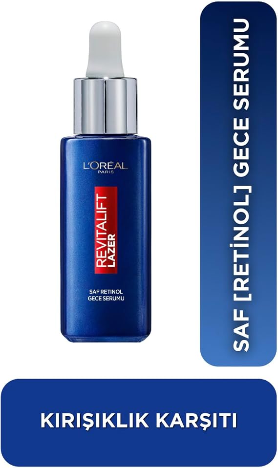 L'Oreal Paris Revitalift Lazer Saf Retinol Gece Serumu 1 Paket (1 x 30 ml)