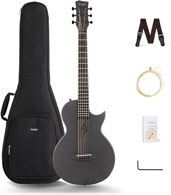 Enya NOVA GO BK Siyah Renk Akustik Gitar