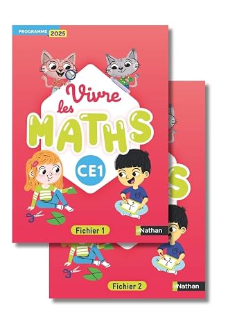 Vivre les maths CE1: Fichiers 1 et 2
