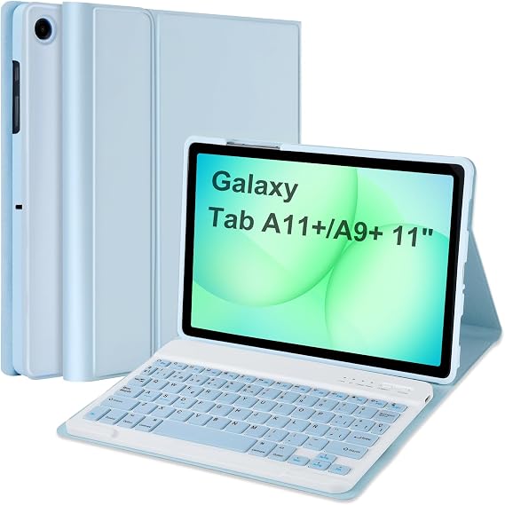 Keyboard Case Compatible with Samsung Galaxy Tab A11+ 2025&A9+ 11'' 2023