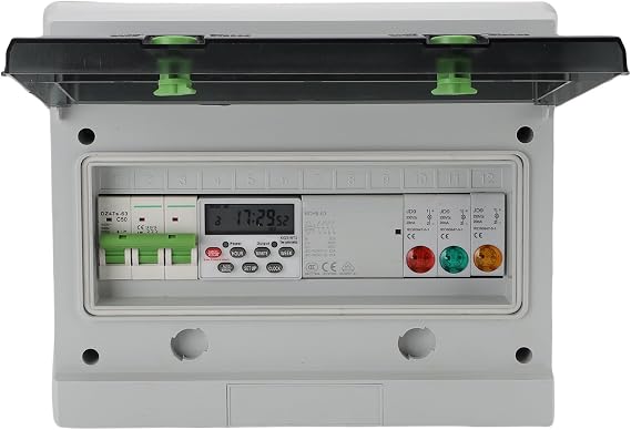 380V AC Digital Timer Switch Box, 7 Day Programmable Timer Relay 16 On Off Settings, Time Control Panel for Street Light, Neon Lamp, Swimming Pool