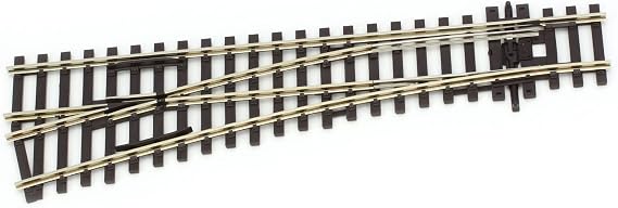 Peco Model Railroad Track Left Hand Turnout, Small, Alloy Steel