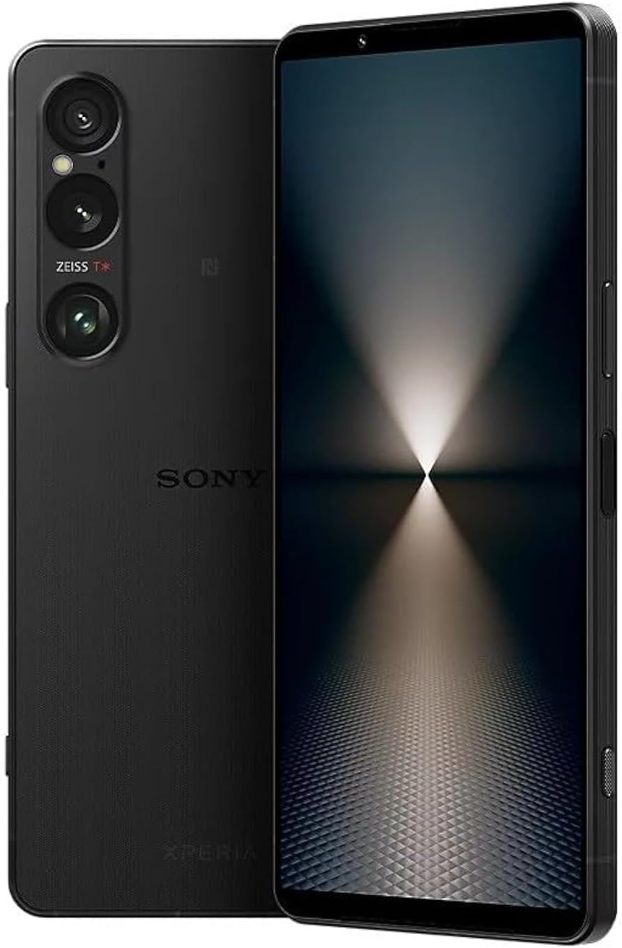 sony Xperia 1 VI - 6.5 Inch 19.5:9 FHD+ HDR OLED - 120Hz Refresh rate - Triple lens - Android 14 - SIM free - 256GB Storage - IP65/68 rating - Dual SIM hybrid 1- Black