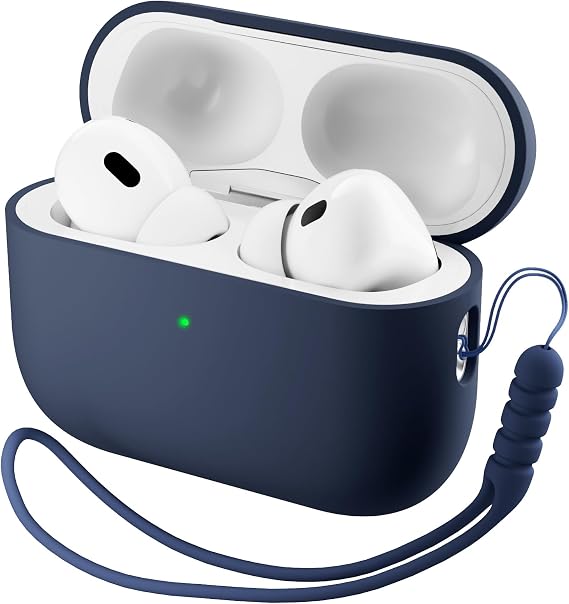 ORNARTO for AirPods Pro 3 Case(2025), Liquid Silicone Cover with Lanyard