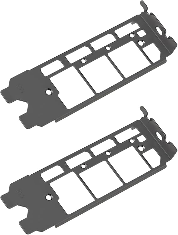 2x Bracket Compatible with NVIDIA GeForce RTX 3090 24GB Founders Edition Graphics Card 12cm PC GPU Support