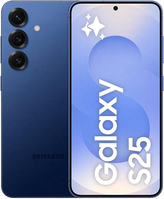Samsung Galaxy S25 AI Smartphone, Galaxy AI, 12GB Memory, 128GB Storage, 50MP Camera, Navy, (UK Version)
