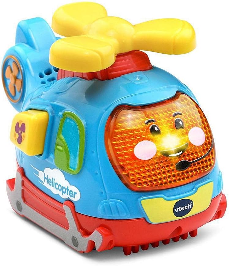 VTech Toot-Toot Drivers Helicopter | Interactive Toddlers Toy for Pretend Play with Lights and Sounds | Suitable for Boys & Girls 12 Months, 2, 3, 4  Years, English Version