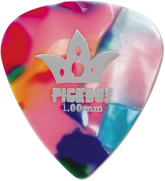 Pickboy Med Raindrop, Multi-color, Pik Pak, 1.00mm, 10 picks