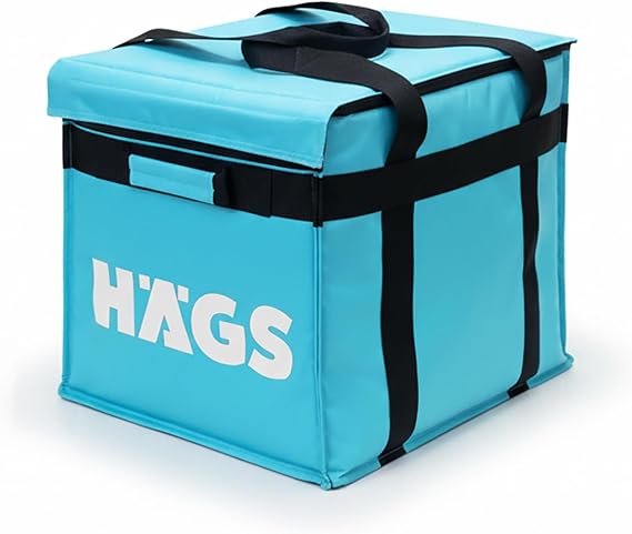 HAEGS Termal Kamp Çantası, Termal Termos Çanta, Kamp, Plaj, Piknik için Isı Yalıtımlı Piknik Yemek Taşıma Çantası, Soğutucu Buzluk Geniş Hacimli