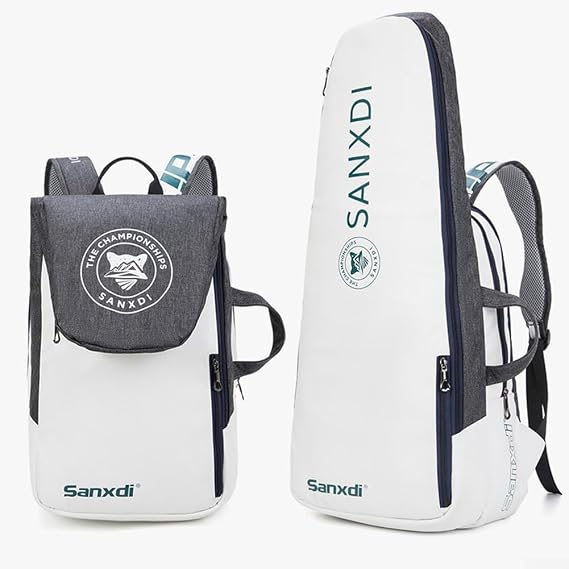 RANRAO Large Tennis Racket Bag, Squash & Badminton Paddle Backpack