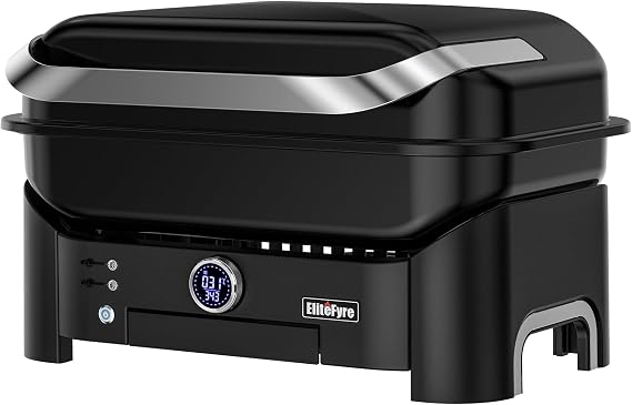Volteq 6-in-1 Compact Electric BBQ for Apartment & Outdoor Cooking