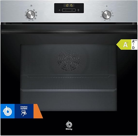 Balay, Aqualisis, 3HB4131X3 Multifunction Oven, Black Glass, [Energy Class A+]
