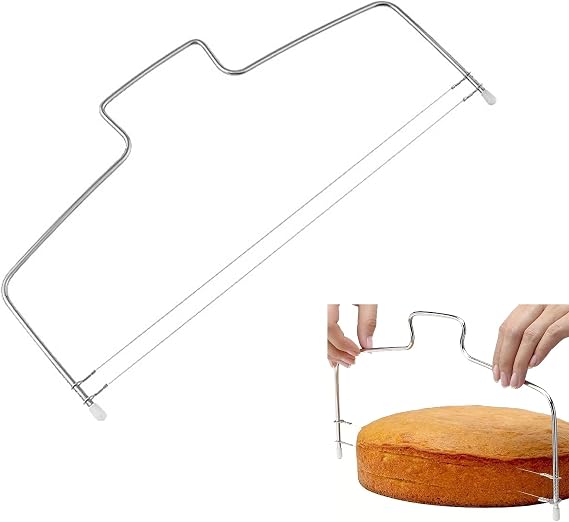 Professional Stainless Steel Cake Cutter Adjustable Cake Cutter for Even Layers Baking Aid for Baking Enthusiasts