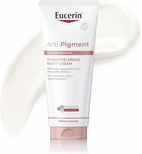Eucerin Anti-Pigment Targeted Areas Body Cream 200ml, Exfoliating and Regenerating Body Skincare with Thiamidol, Nourishing Cream for Treatment of Hyperpigmentation