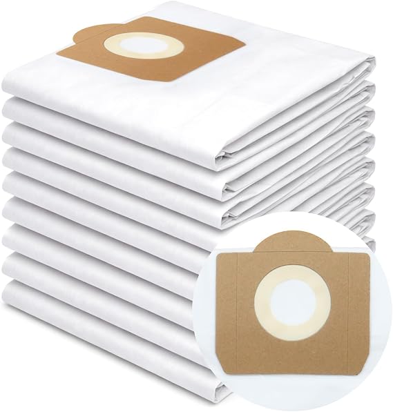Titan Compatible Microfibre Dust Bags (10 Pack) Compatible for TTB350, TTB351VAC, TTB430VAC, TTB774VAC, TTB775VAC, TTB776VAC, TTB777VAC 16L 20L 30L 40L Filtration Vacuum Bag
