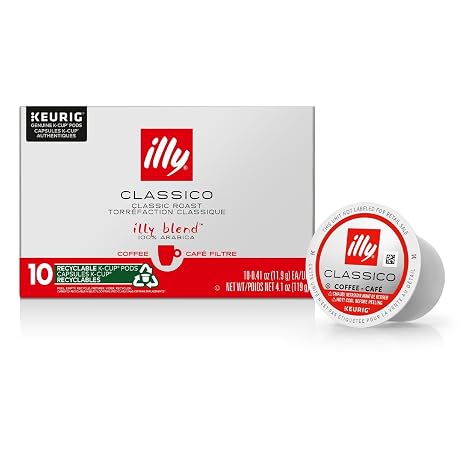 illy K-Cup Pods Medium Roast 10 Count