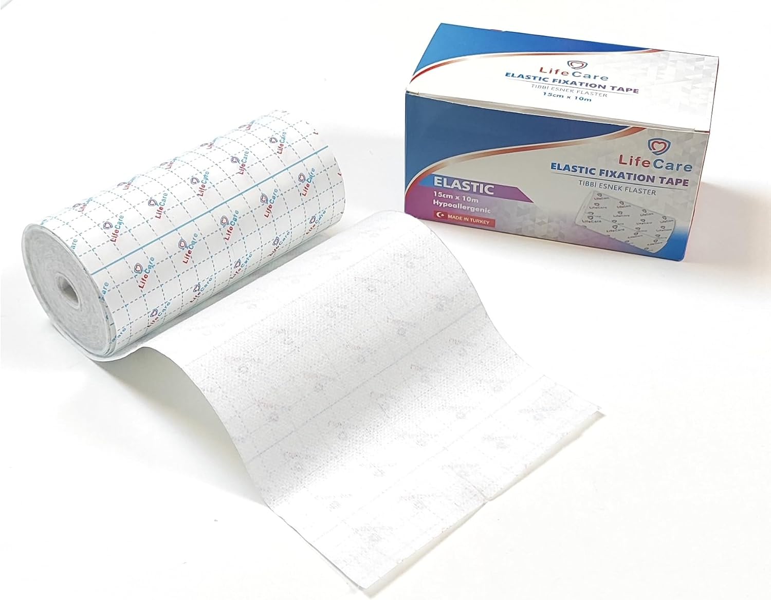 Esnek Flaster 15cm X 10m Elastik Fix Bandı