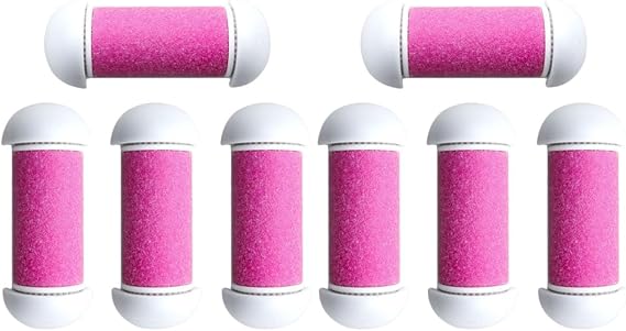 Beavorty Foot File Replacement Rollers Electric Foot File 4pcs