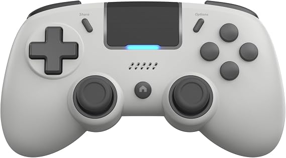 Retro Fighters Mantis Mini ワイヤレス Bluetooth コントローラーレトロ グレーPS4 & PC対応 | ホール効果センサー搭載 | 背面ボタンプログラム | 可変トリガーストップ | ジャイロ機能搭載 | コンパクトサイズ