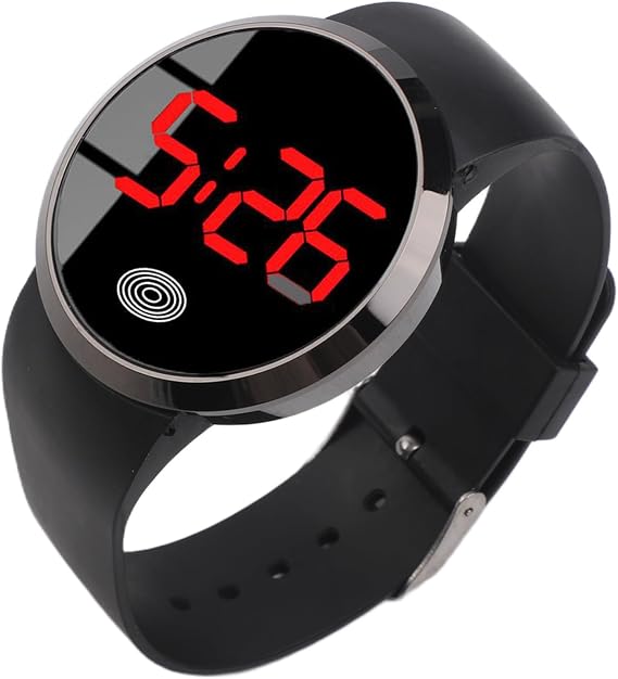 LED Digital Watch with Large Display Screen and Touch Function Multiple Shell and Light Colour Options, Stylish Design for Everyday Wear Suitable for Male Female Students