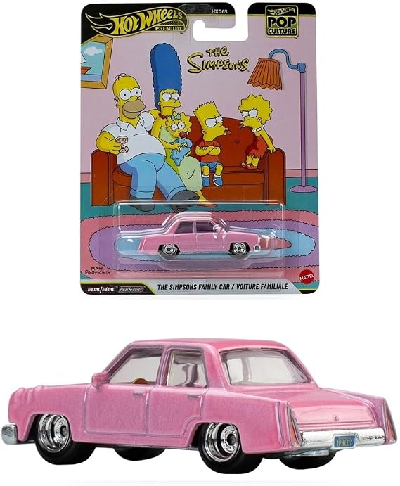 Hot Wheels Pop Culture THE SIMPSONS FAMILY CAR/VOITURE FAMILIALE JHX09-HXD63