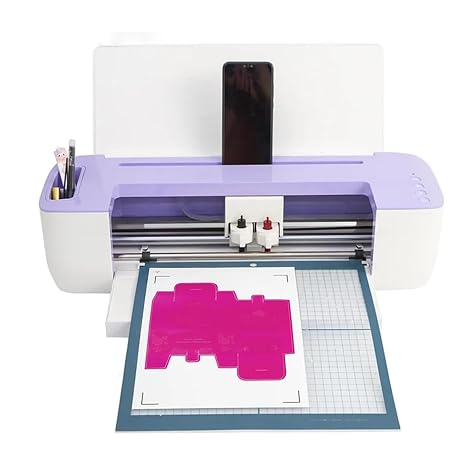 Electric Die Cutting and Embossing Machine, Automatic Desktop Craft Machine, Maximum Cutting Width 305mm, Speed Range 10-300mm/s, Ideal for DIY Craft and Cardmaking