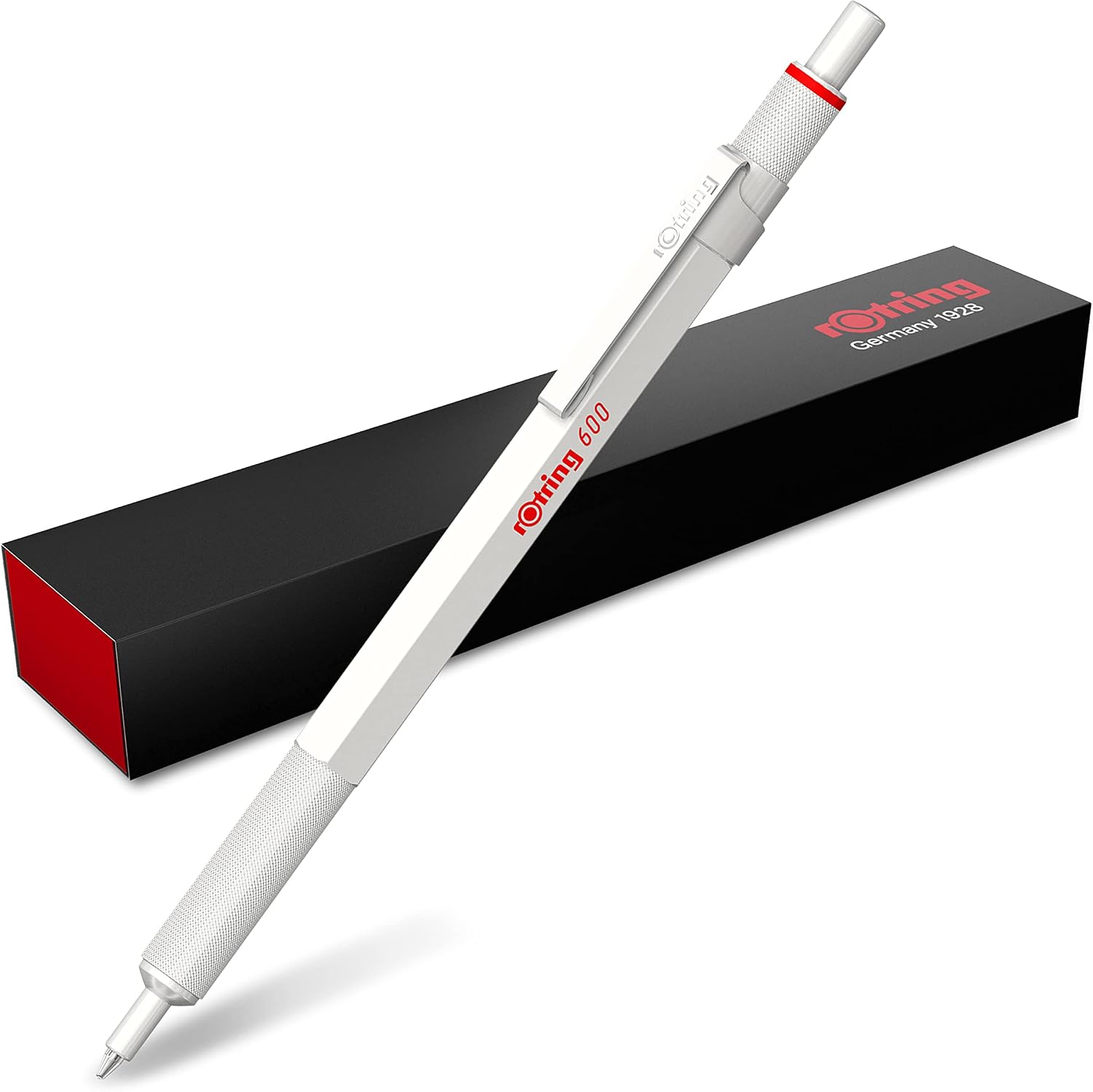 Rotring 600 Pearl White Ballpoint Pen
