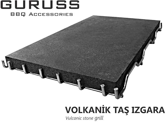 Guruss Volkanik Taş Izgara 24 X 39 Cm