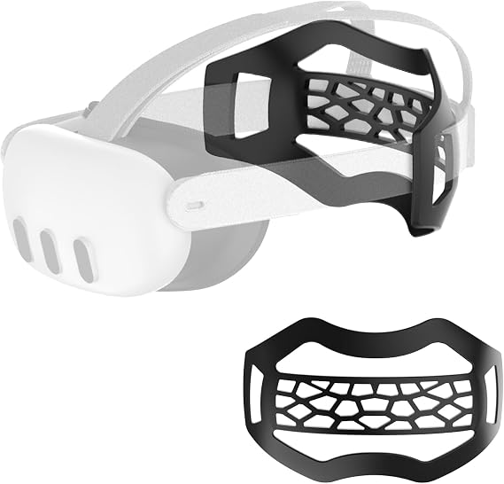 APEXINNO VR Head Strap Pad for Meta Quest 3S/Meta Quest 3/Oculus Quest 2 Headset Accessories,TPU Elite Strap Cushion for VR Headset,Bracket for The Back of The Head Headstrap