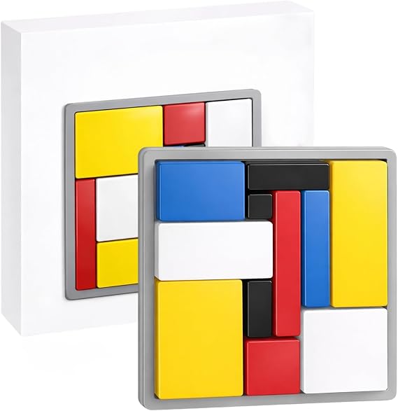 Puzzle Games, Brain Teaser Puzzles with 88 Challenging Levels, Logic Puzzle for Mind Stimulation, Portable Puzzle Box for Adults and Families