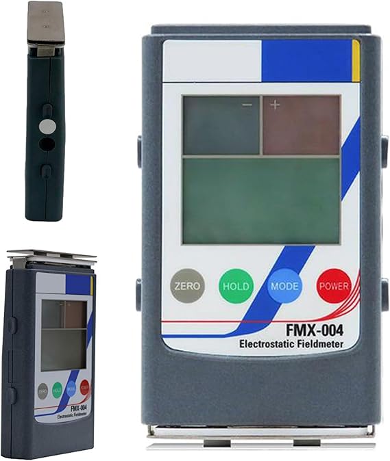 Electrostatic Fieldmeter with LCD Display, Real-Time Static Detection for Textile, Paper, Rubber, Plastic Industries