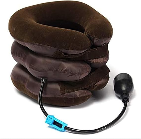 Cervical Traction Device can Immediately Relieve Neck Pain, Universal Neck Traction Device Collar Brace, Inflatable and Adjustable Neck Support Stretcher, Relief for Chiropractic Chronic Neck Pain