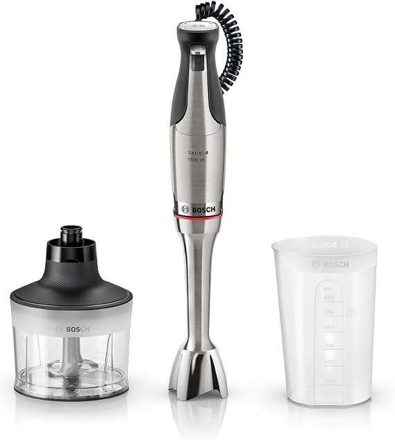 Bosch - Hand blender, ErgoMaster 8 series, 1,500 watt motor, intuitive