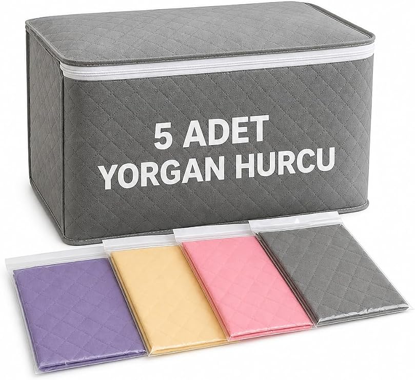 5 Adet Hurç Yorgan Hurcu Büyük Boy