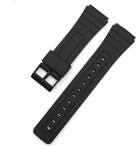 Silicone Ruber Replacement WaterProof Watch Strap Fit to Casio F-91W (Orange)