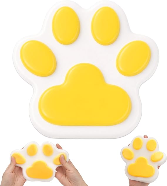 Big Taba Squishy Cat Paw、5.6インチ L スクイッシーフィジェットトイ 子供 大人用